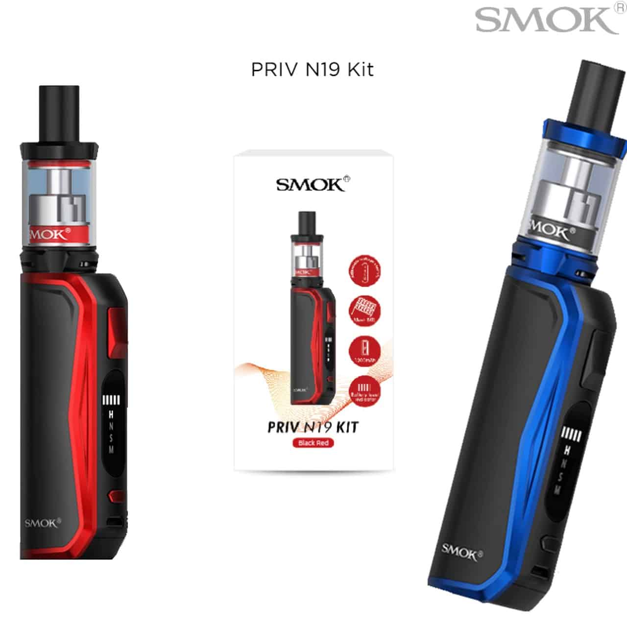 SMOK Priv N19 Kit - 30W - 1200mAh Starter Kit