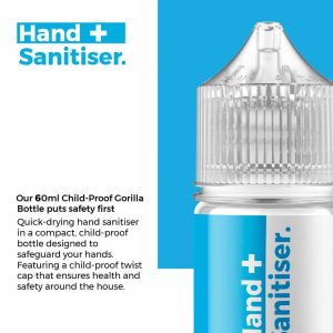 HAND SANITISER LIQUID - 60ML 70% Alcohol