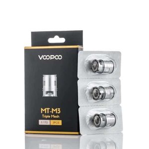 VooPoo MT M3 Coils - 0.17 ohm Triple Mesh - 3pcs For VooPoo Maat Kit (Exluding the Volcano Crater Design)