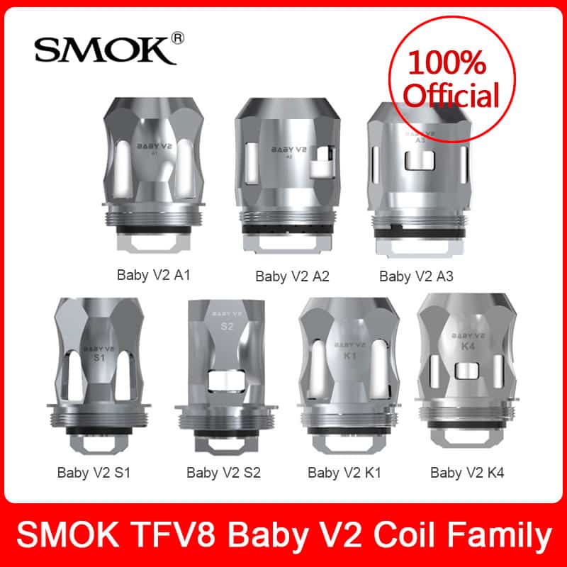 SMOK Mini V2 S1 Coils / SMOK Baby V2 S1 Coils / Smok R Kiss Coils 0.15 Ohm 3-Pack - Image 2