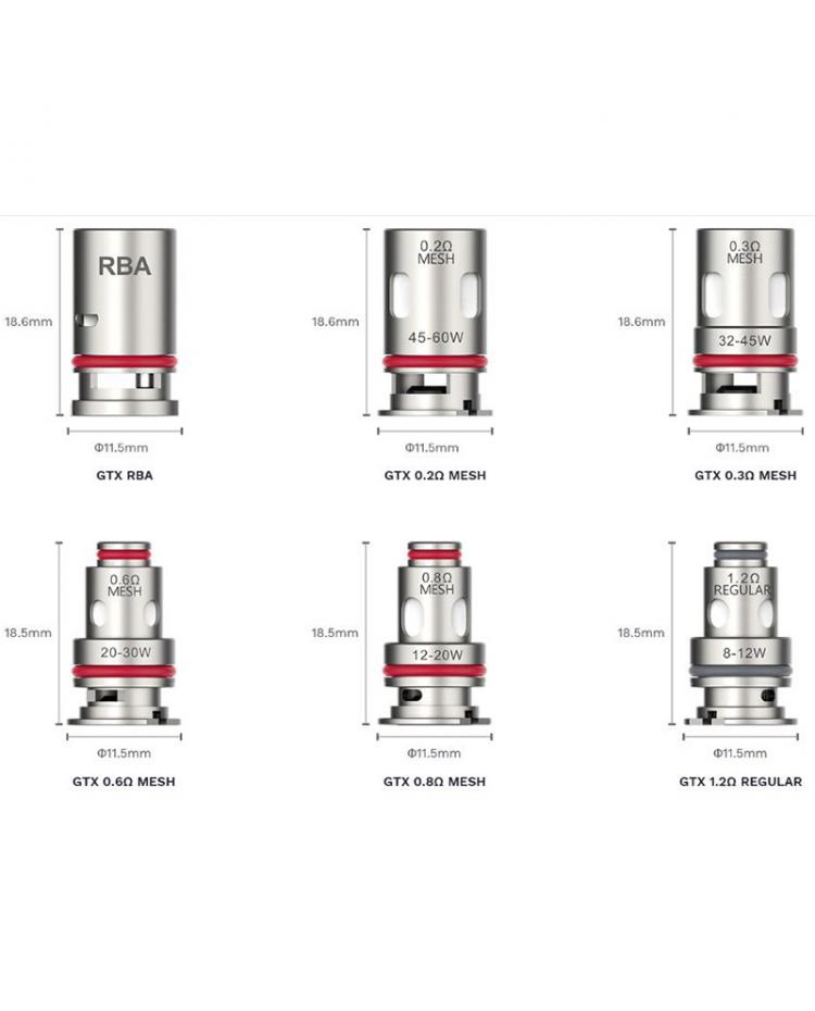 Vaporesso GTX Coil Mesh Coils - Vaporesso Target PM80 Coils - 5pcs - Image 2