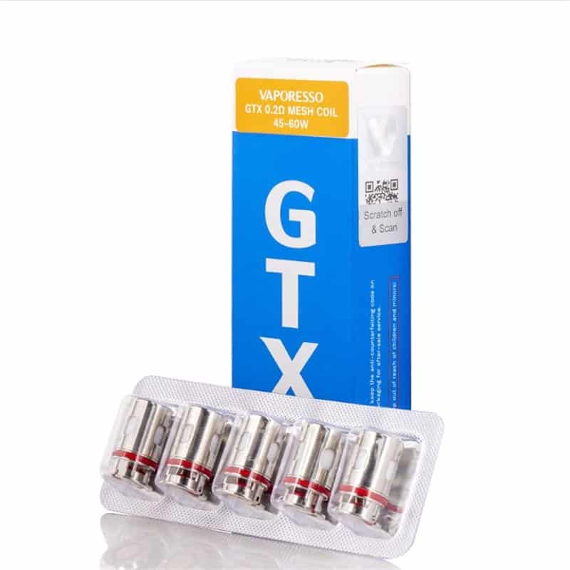 Vaporesso GTX Coil Mesh Coils - Vaporesso Target PM80 Coils - 5pcs