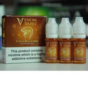 Cola Blizzard - Venom Vapes Premium E-liquid 80VG - TPD