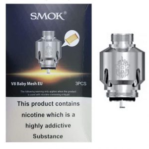 SMOK V8 Baby Mesh EU Coils - STICK V8 Baby coil/Smok T Priv coils 0.15 Ohm 3-Pack