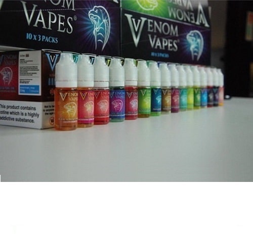 6X Venom Vapes (The Cheapest) - All Flavours - 80VG - 10ml TPD