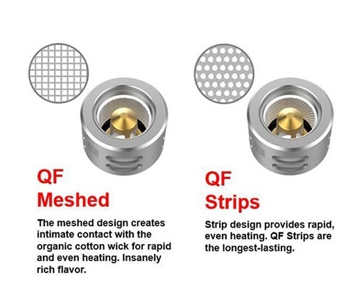 Vaporesso QF Strip 0.15 ohm QF Meshed 0.20 ohm Coil