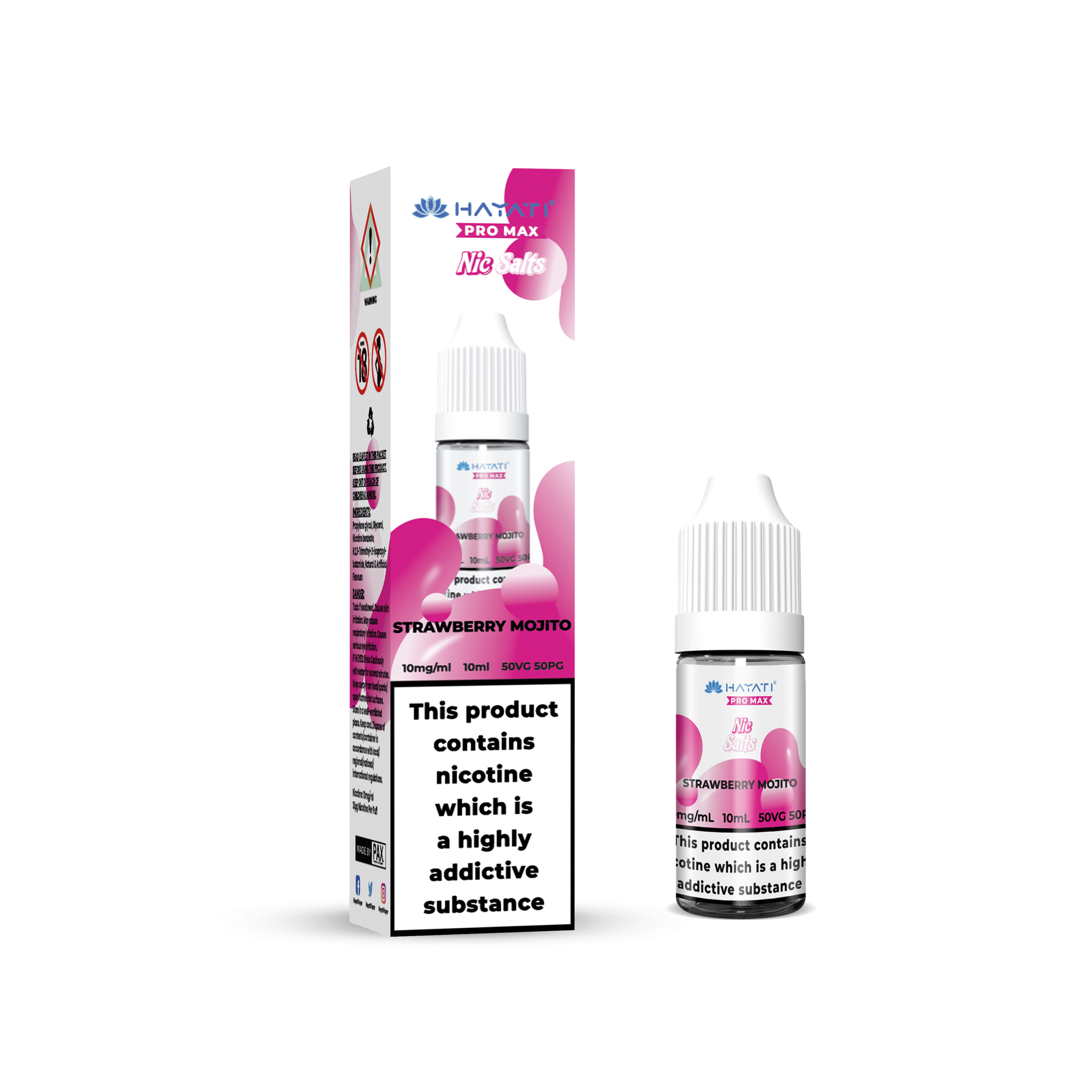 Strawberry Mojito_Hayati Pro Max Nic Salts