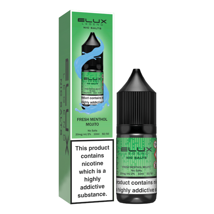 Fresh Menthol Mojito Elux Nic Salts e Liquid 10ml – TPD