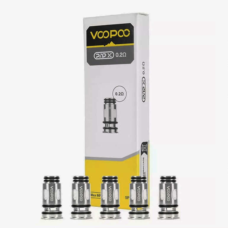 VooPoo PNP X Replacement Coils - 0.2/0.3/0.6 ohm - 5 pcs