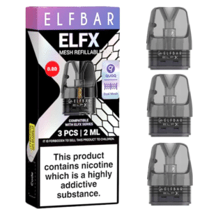 ELFBAR ELFX Replacement Pods - 2ml - 3 pcs