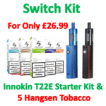 Switch Kit: Innokin T22E Endura + 5 Hangsen E-Liquids