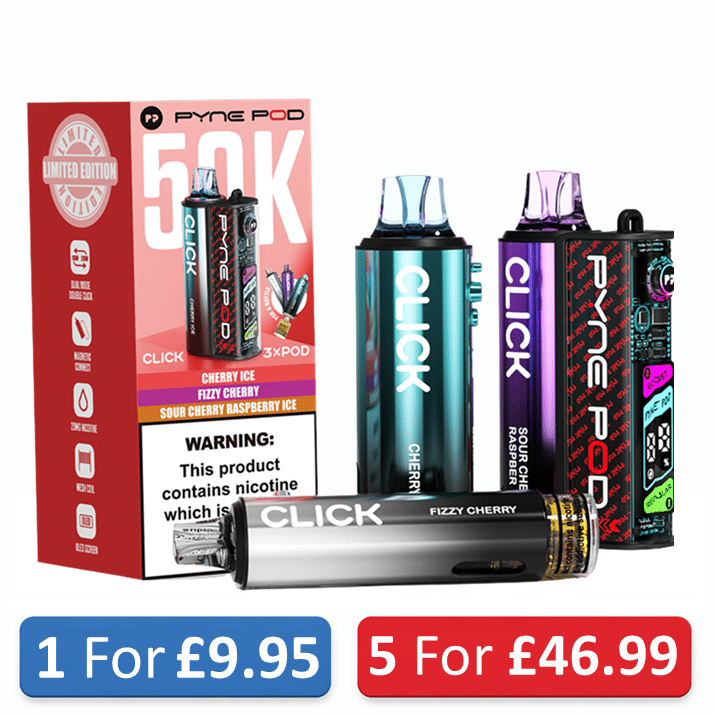 Pyne Pod Click 50K Prefilled Pod Kit 20mg - 50K Puffs