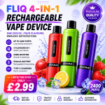 Avomi FLIQ 4-in-1 2400 Puff Pod Kit - 20mg